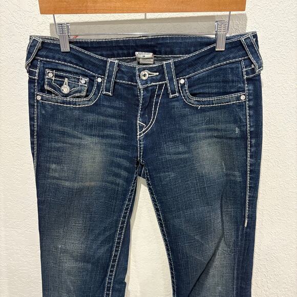 True Religion Becca Super T Bootcut Jean 29 Gem Stones Y2K 90s - Picture 3 of 13